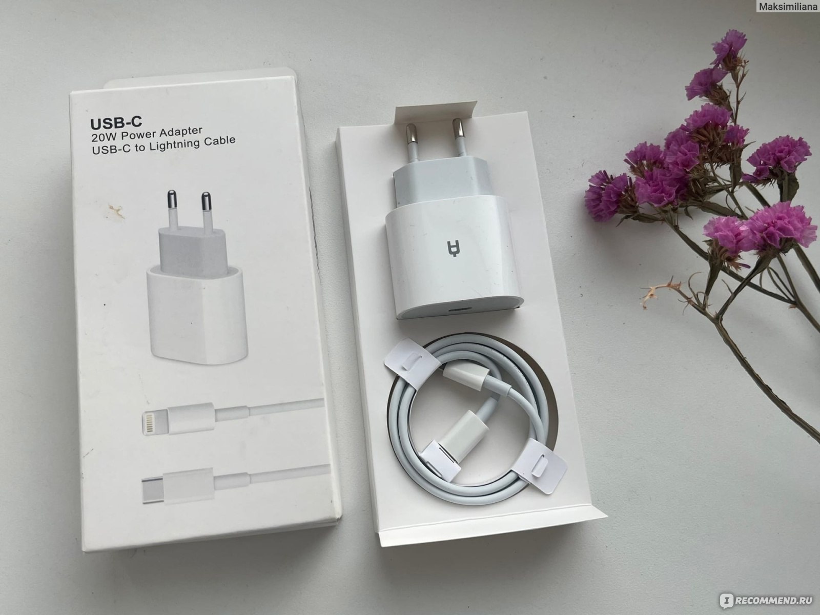 Lightning кабель Neo Market Зарядка для iPhone 20W 3.1A Блок и провод  быстрая зарядка - «Недорогой адаптер на дорогой телефон. Блок питания и  кабель на Iphone 13 за 500 рублей» | отзывы