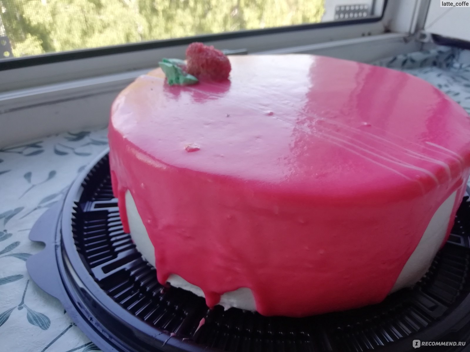 чернично йогуртовый торт фото в магните