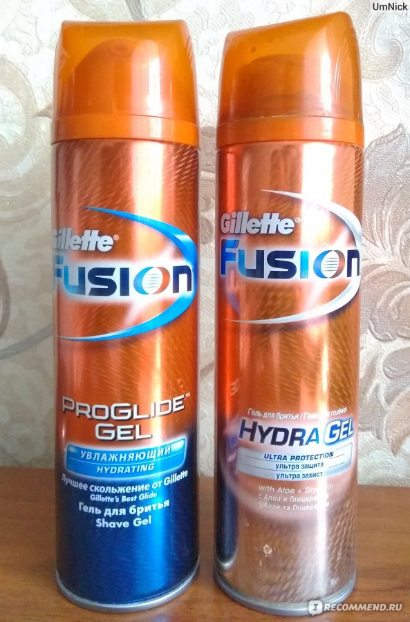 Гель для бритья gillette fusion hydra gel увлажняющий