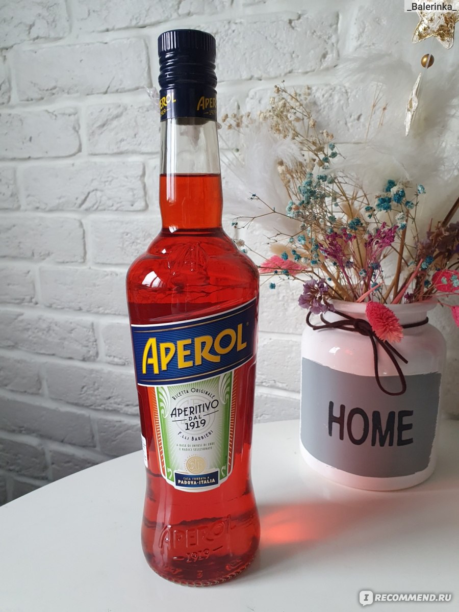 Сладкая настойка Aperol aperitivo - «Попробовала тот самый коктейль из  популярной, зажигательной песни и на танцпол не потянуло» | отзывы