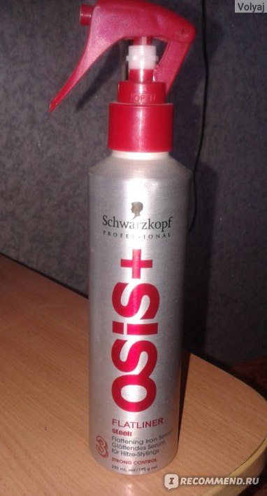 Спрей-термозащита для волос Schwarzkopf Professional Osis FLATLINER ...