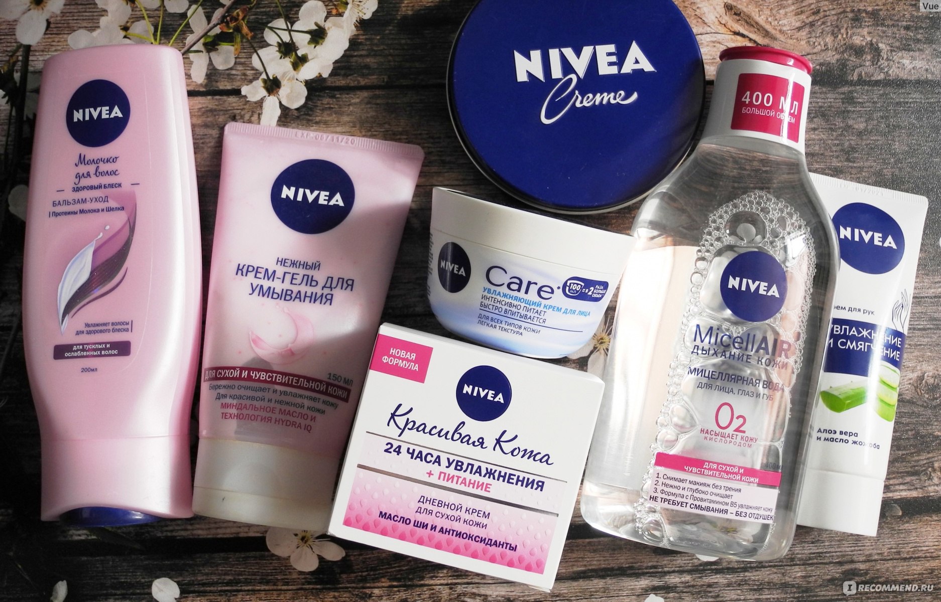 Nivea уход за волосами для сухих