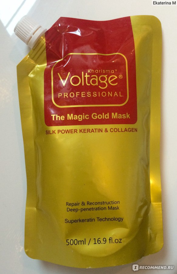 Маска для волос kharisma voltage tea