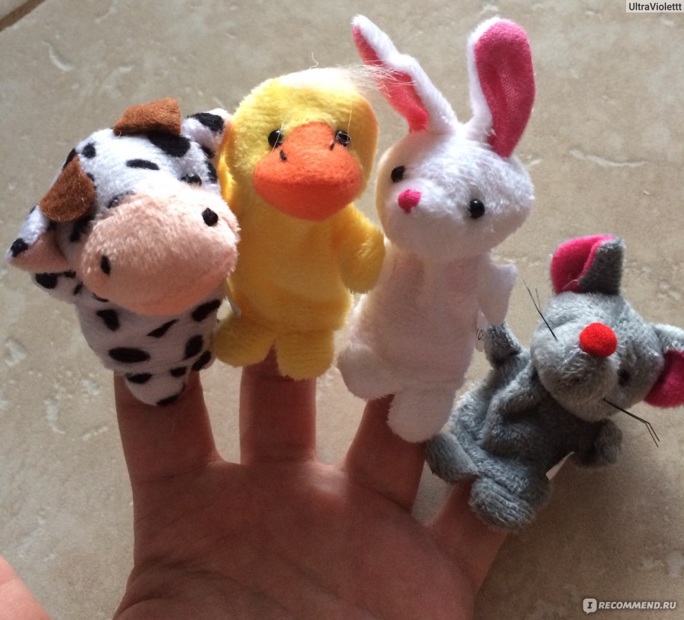 Aliexpress Игрушки на пальца рук 10-pcs-lot-Baby-Plush Toys Cartoon Happy  Family Fun Animal Finger Hand Puppet Kids Learning Education Toys Gift Baby  Toys - «Домашний кукольный театр! Часть 2. + наши постановки на