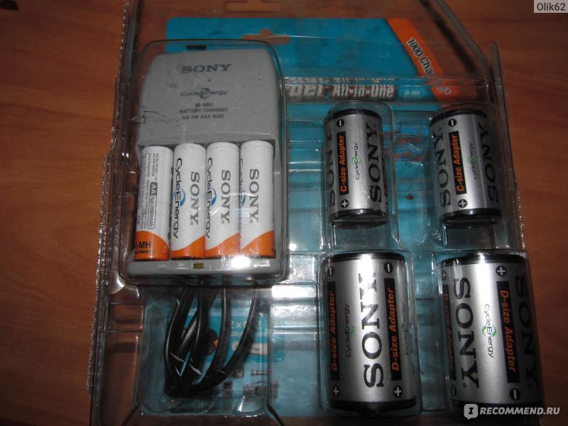 Зарядное устройство Sony Cycle Energy Battery Charger BCG-34HLDSK фото