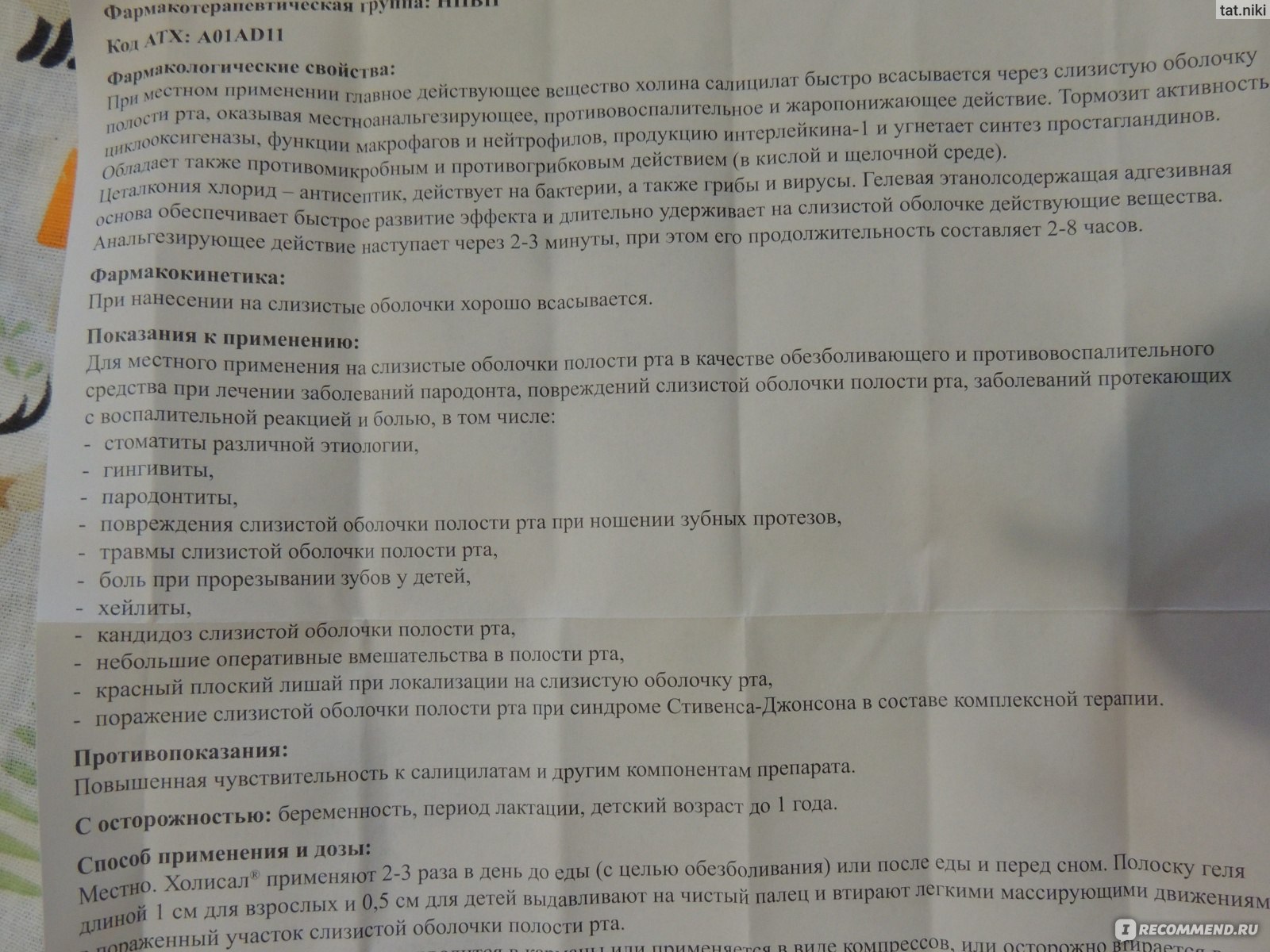 Гель стоматологический ООО «Валеант» Холисал - «Стоматит и болезненное  прорезывание зубов: когда помогает, а когда нет» | отзывы