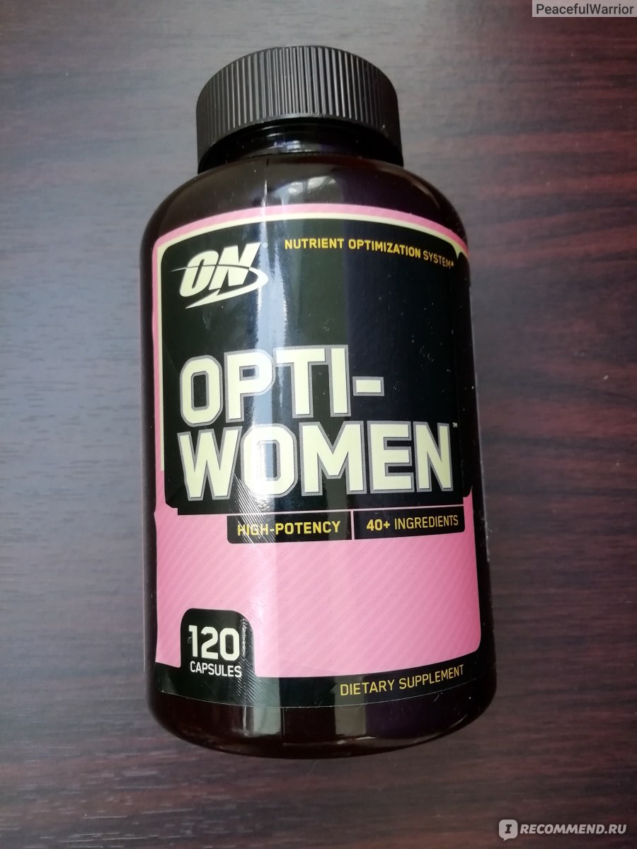 Optimum Nutrition Opti women 120