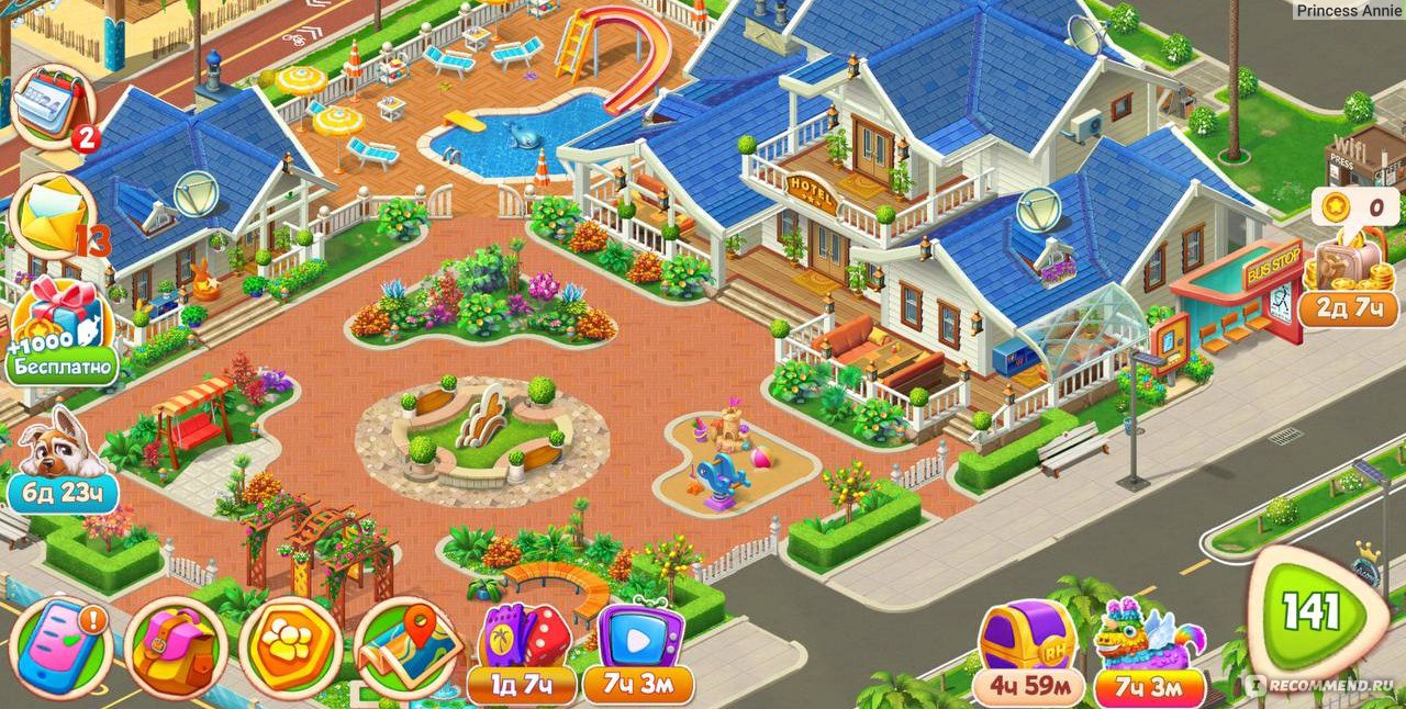 Приложение Resort Hotel: Bay Story - «Приятная игруля для фанатов игр 