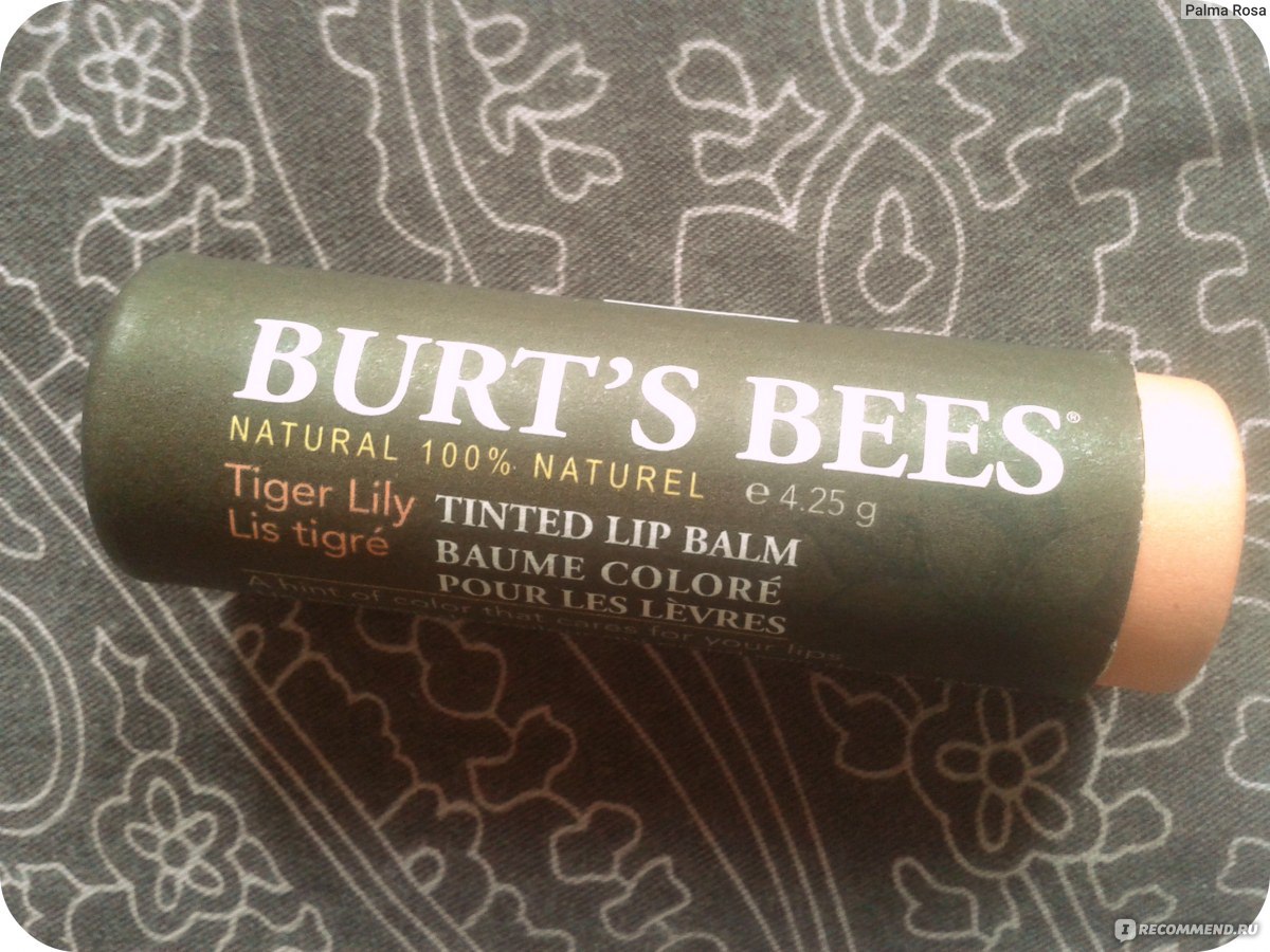 Бальзам для губ Burt's Bees Tinted Lip Balm - «Моя пчелиная любовь ...