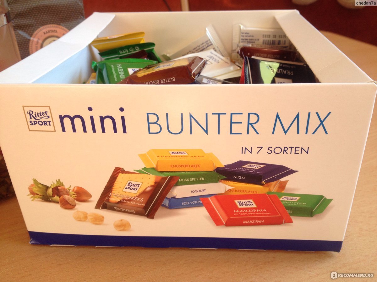 Шоколад Ritter Sport Mini