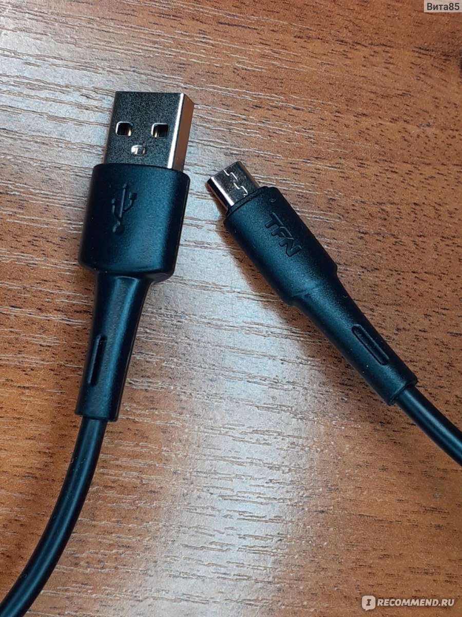 Кабель USB для мобильного телефона TFN для зарядки USB/провод для Android -  «Прекрасно подойдет для зарядки аккумулятора вашего устройства с разъёмом  MICRO USB и синхронизации с ПК.» | отзывы