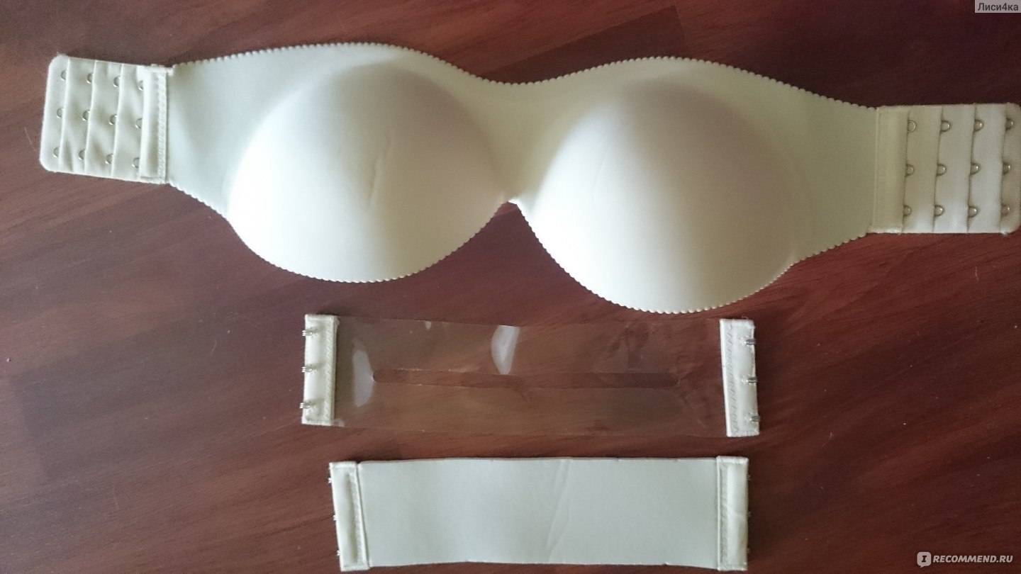 Бюстгальтер-невидимка Aliexpress Newest sexy bra invisible a blade  strapless tape bra and brief set push up 3 breasted glossy adjustable  underwear Free shipping - «Голая спина? Легко :) ФОТО» | отзывы