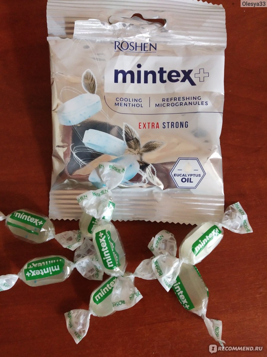 Roshen MINTEX Mint Р»РµРґРµРЅС†С‹