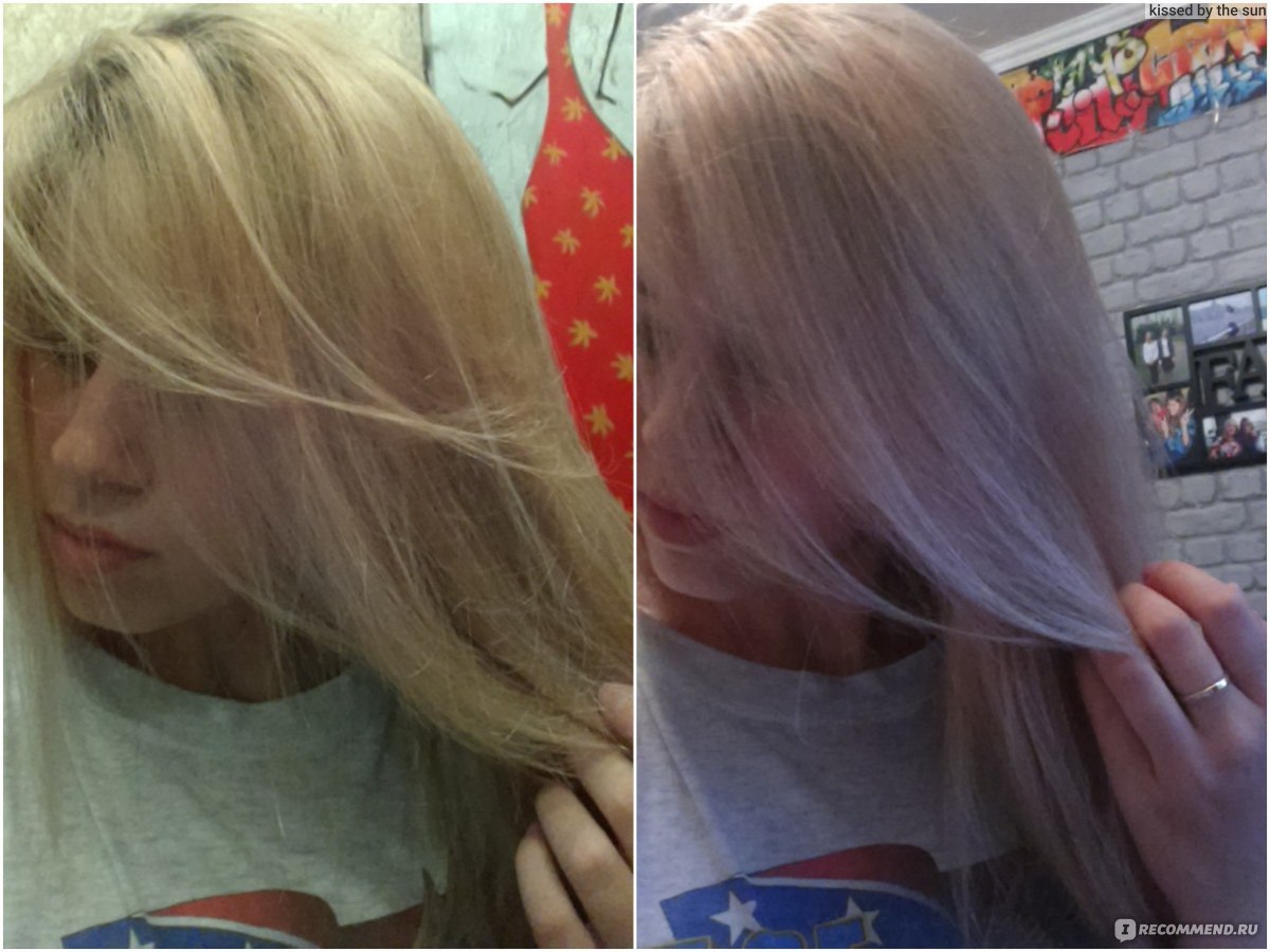 Как покрасить волосы в блонд после тоника