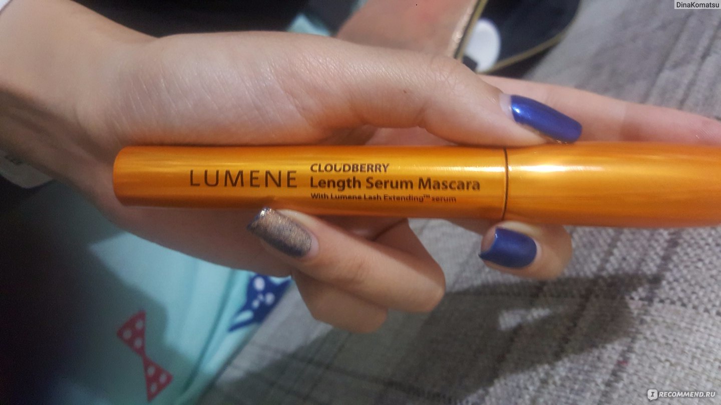 Тушь для ресниц Lumene Cloudberry lenght serum mascara - «полюбила со ...