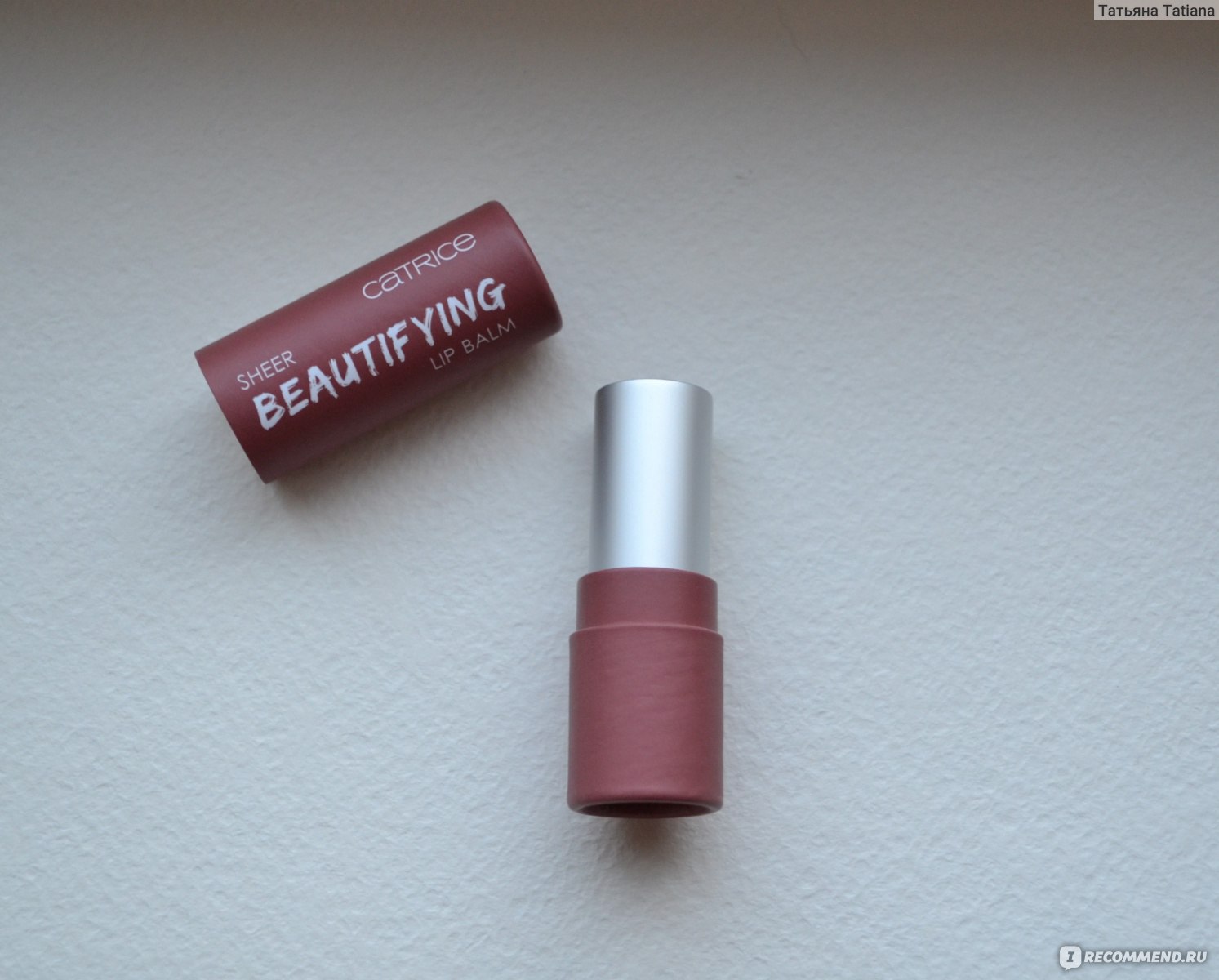 Бальзам для губ Catrice Sheer Beautifying | Отзывы, преимущества, состав, использование