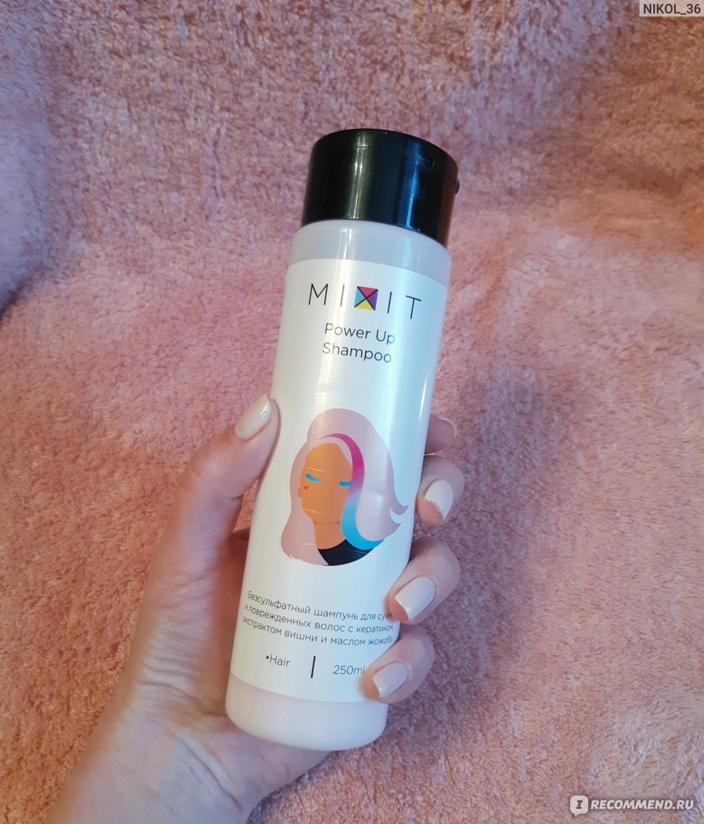 Бессульфатный шампунь MIXIT Power Up Shampoo - «Райский сад! Шампунь ...