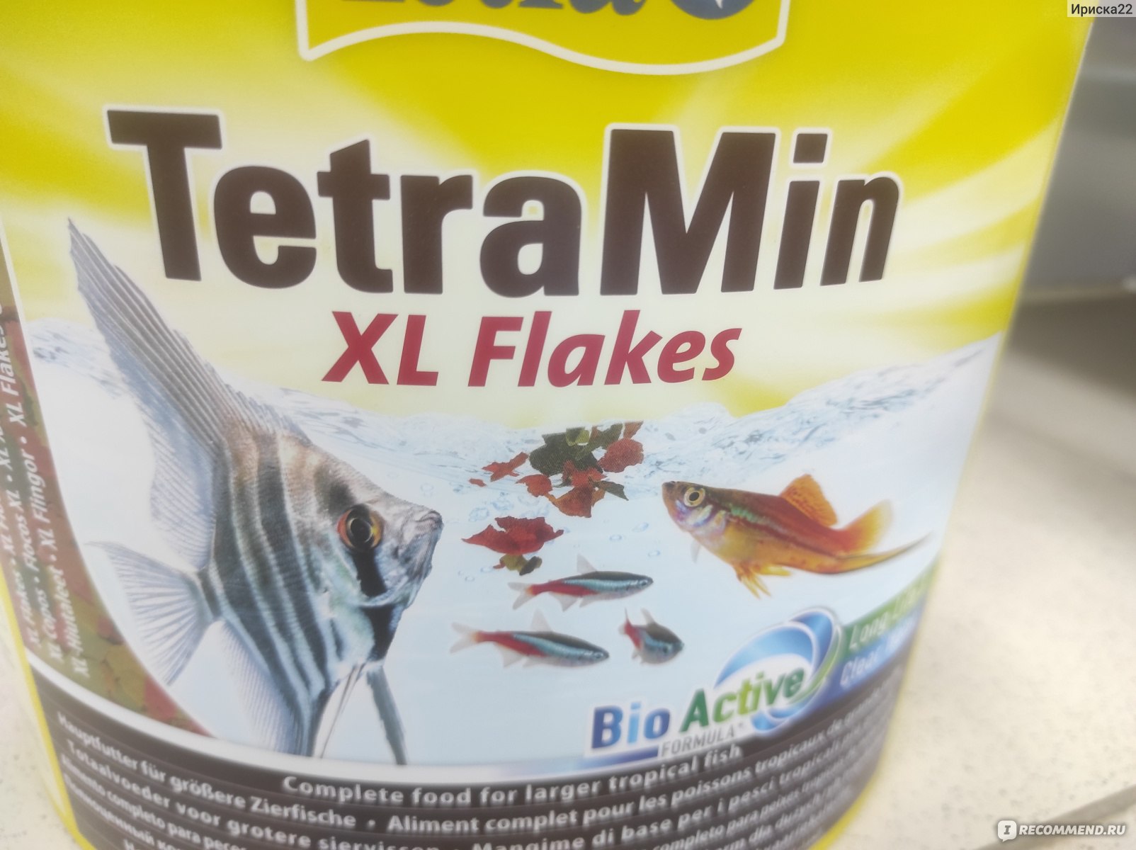 Корм для рыбок Tetra TetraMin Flakes - «Тетрамин хлопья самый популярный  корм для рыб в нашем городе. » | отзывы