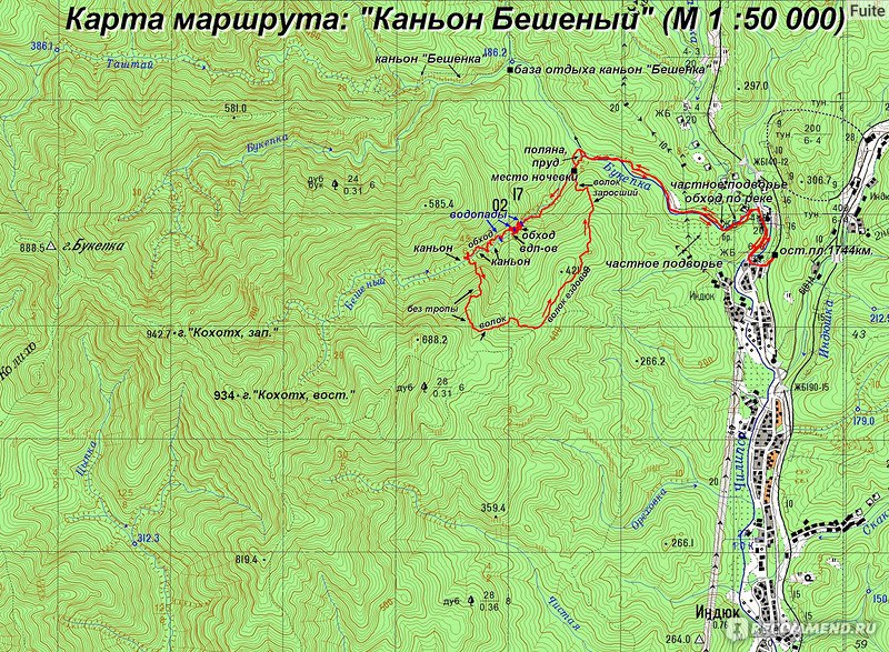 Карта водопадов краснодарского края