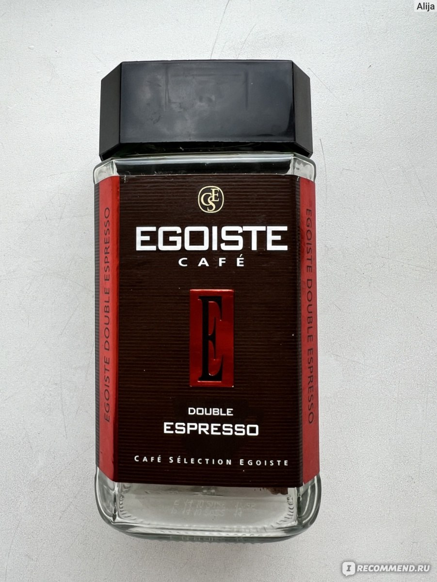 Кофе Egoiste Double espresso - «Немецкий кофе, посмотрим знают ли там в нем  толк. Мой рецепт холодного кофейного напитка 🤎» | отзывы