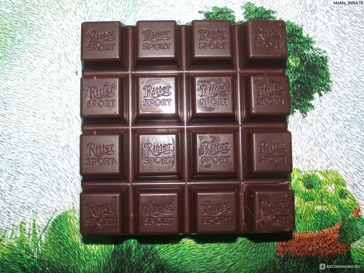 Шоколад Ritter Sport Pfefferminz Мята - «Шоколадно освежает и ...