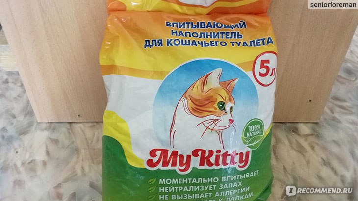 Наполнитель для кошачьего туалета my kitty