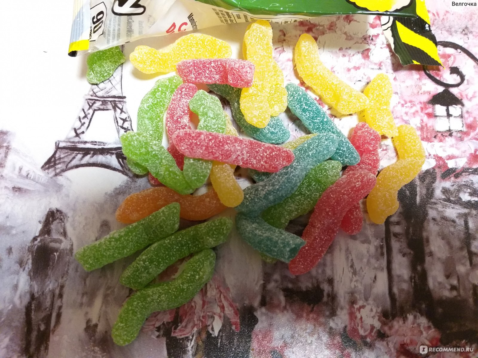 Sour worms мармелад