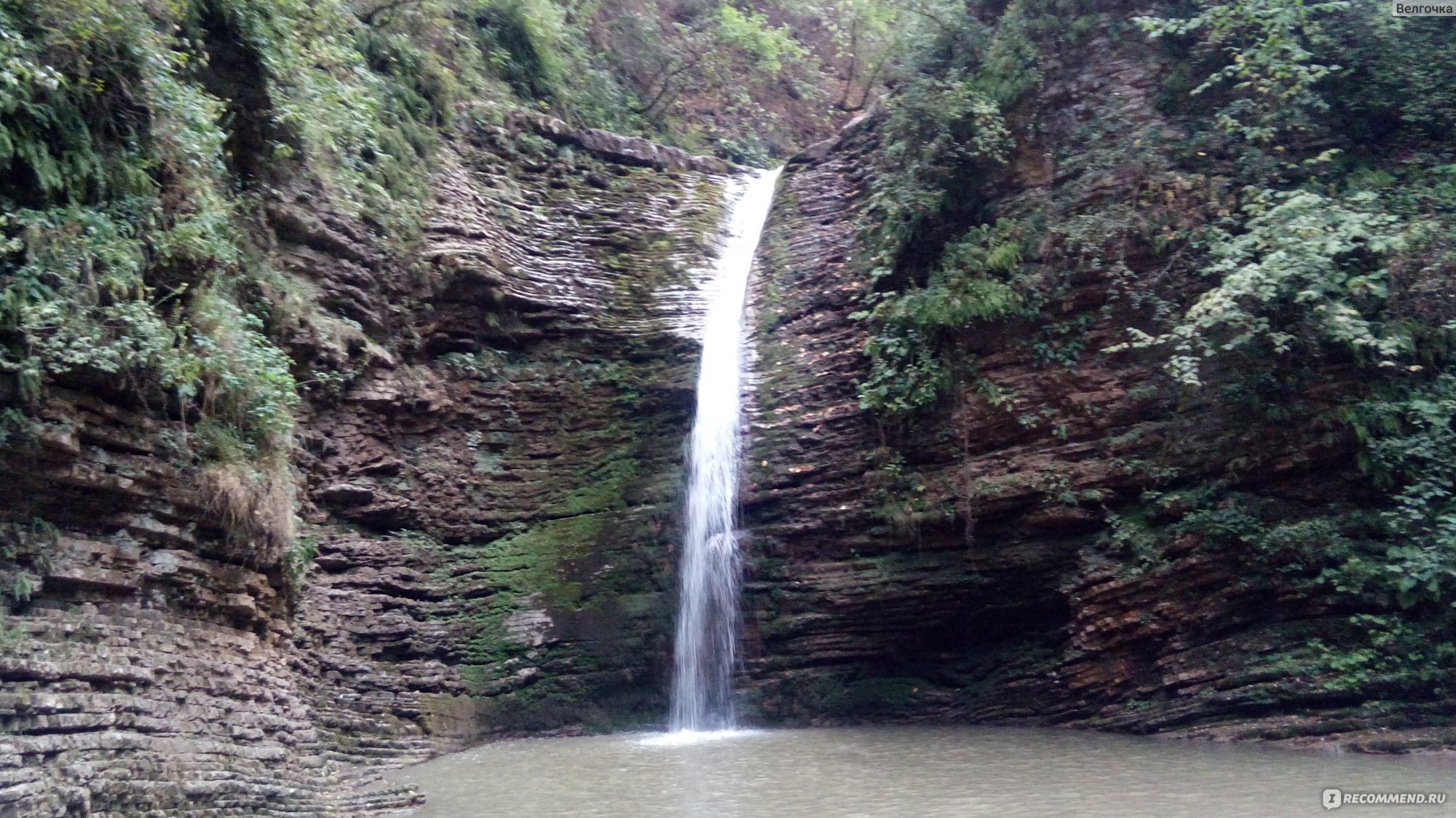 Водопад Руфабго Девичья коса высота струи