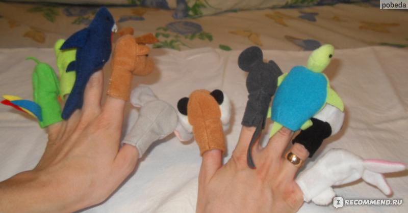 Baby Team Игровой набор Зверюшки на пальчики (кукольный театр), 8715