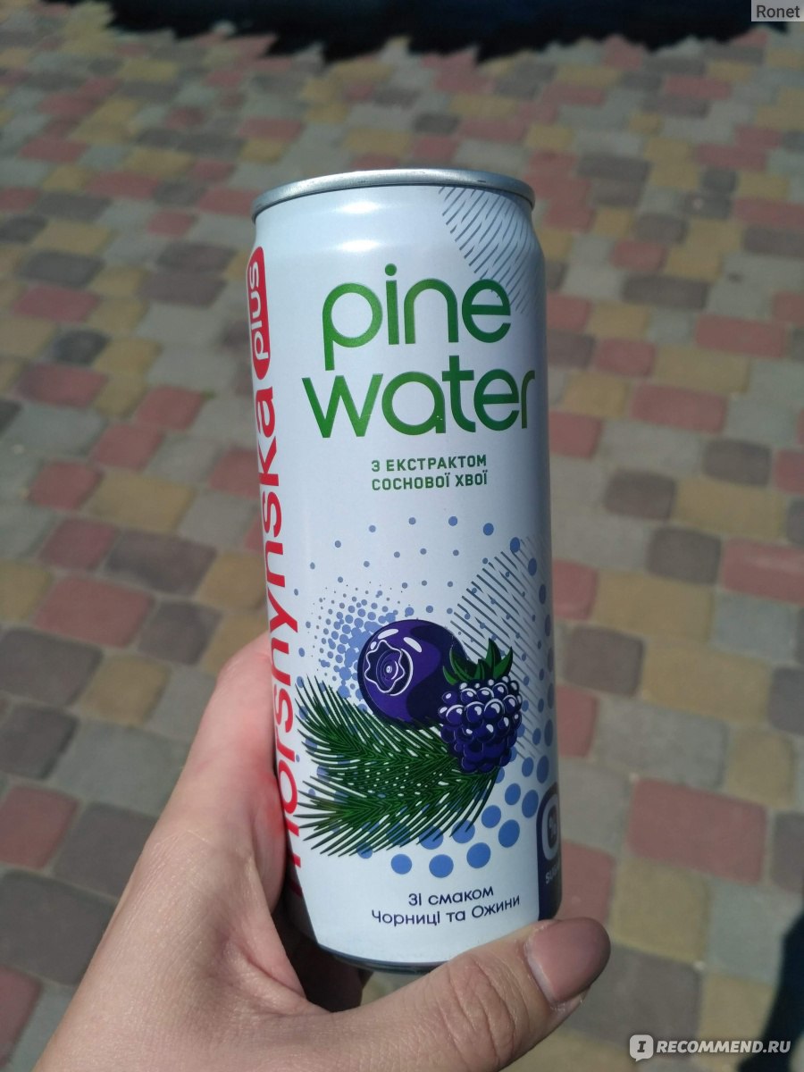 Безалкогольный напиток Моршинская плюс Pine Water с экстрактом хвои и ...