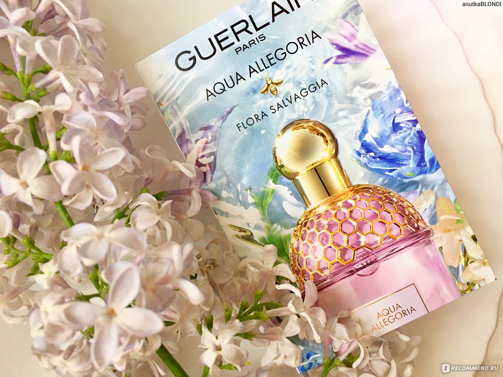 Guerlain Aqua Allegoria Flora Salvaggia - «НОВИНКА 2021 от Guerlain  (ОБНОВЛЕНО)🌿 Aqua Allegoria Flora Salvaggia —> Акватический коктейль из  майских сиреневых цветов » | отзывы