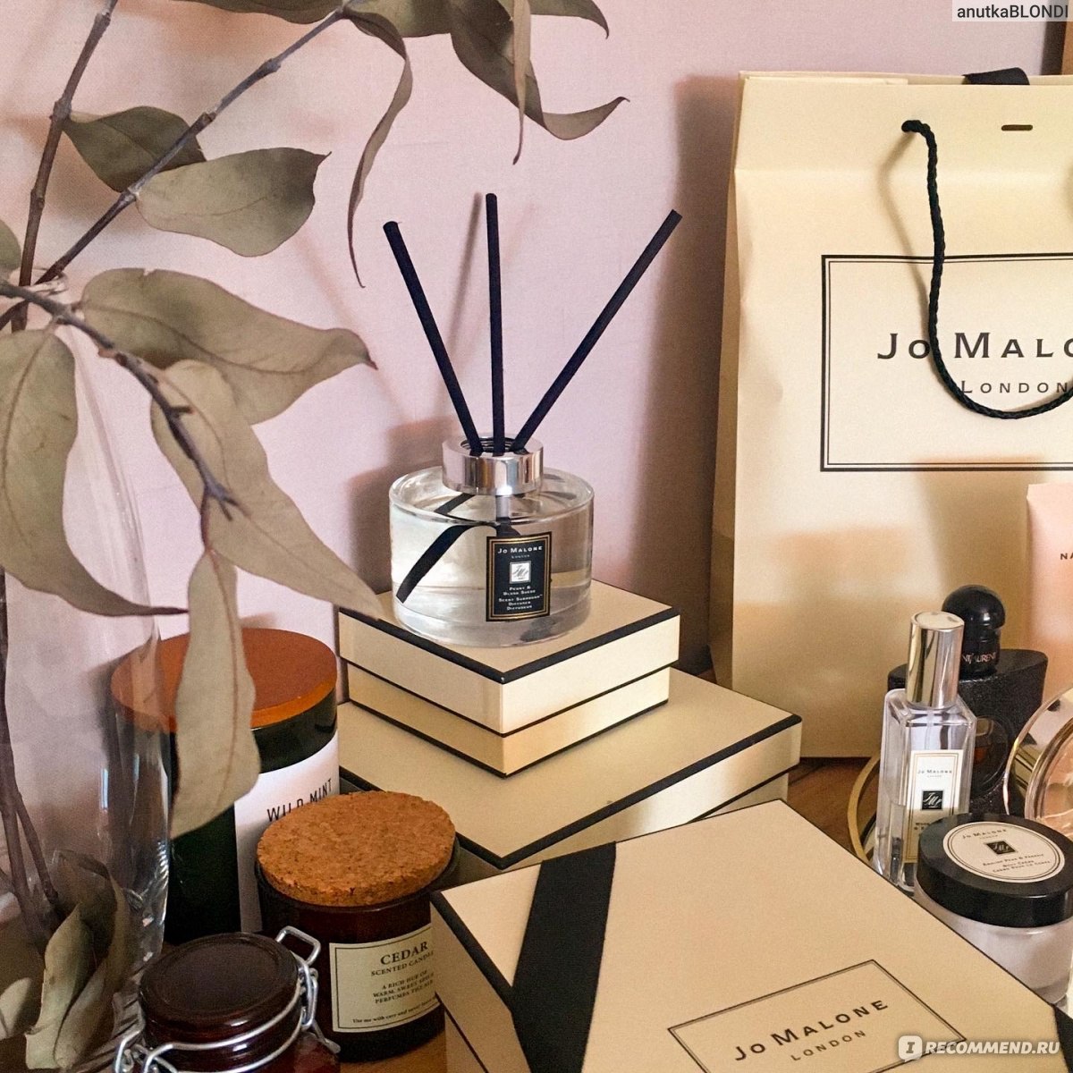 Ароматизатор-диффузор Jo Malone Peony & Blush Suede - «Теперь у меня в  спальне пахнет любимым ароматом от Jo Malone 🖤 ВИДЕО распаковка» | отзывы