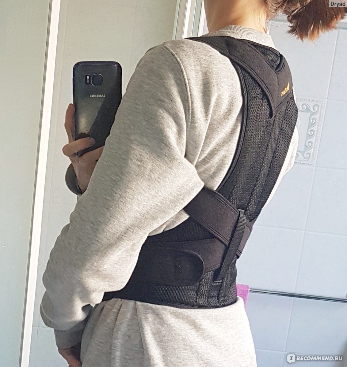 Корректор осанки Olymstars Posture Corrector - «Неудобная модель, сложная  система, совершенно не распрямляет плечи, но добавляет объема в талии» |  отзывы