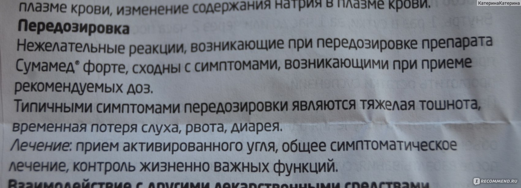 Сумамед таблетки диспергирующие по 250 мг блистер 6 шт