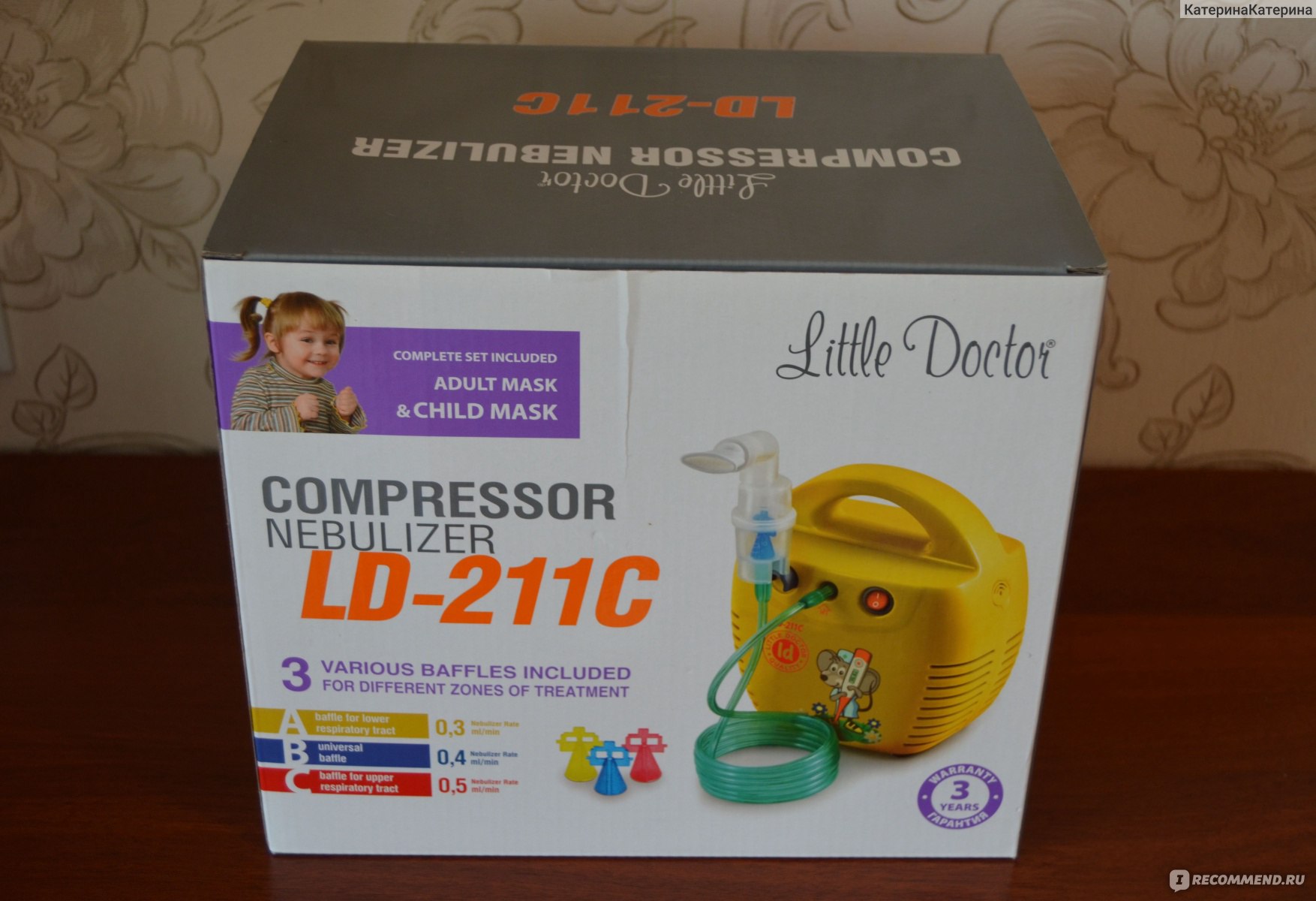 Компрессорный небулайзер (ингалятор) Little Doctor LD-211C - «Первая помощь при  ларингите. Главное - не навредить!» | отзывы