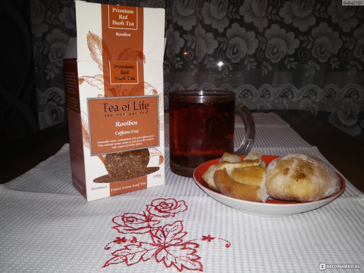 Чай Tea of life Rooibos - «Заходите к чаю - пирогами угощаю!» | отзывы