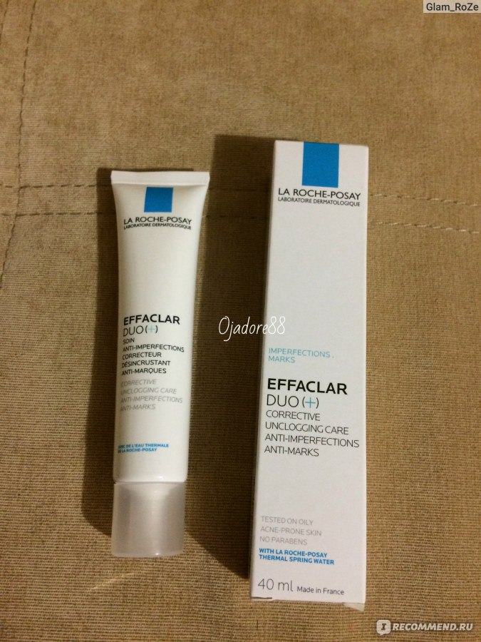 Effaclar duo m корректирующий крем гель