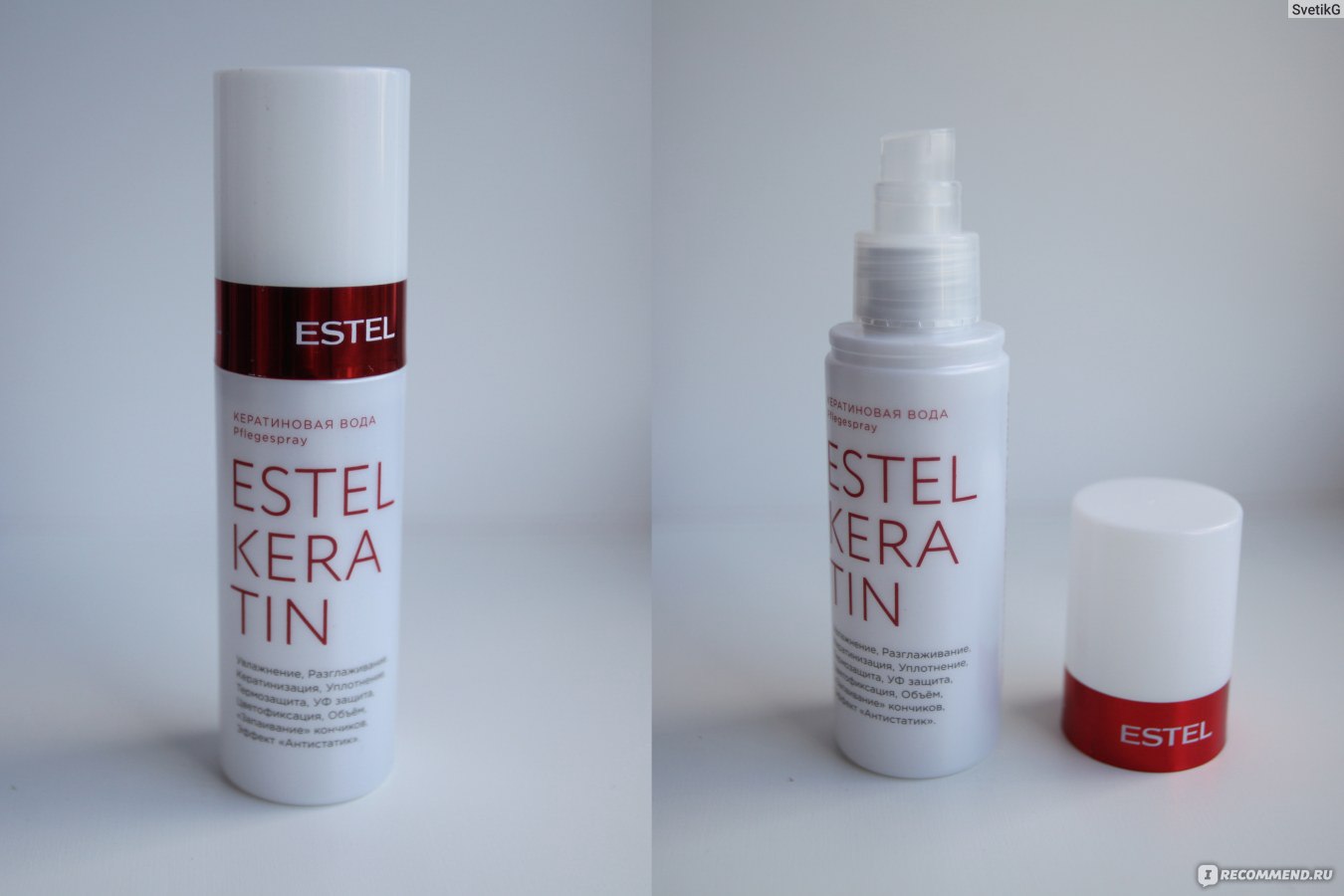 Кератиновая вода для волос estel keratin что это