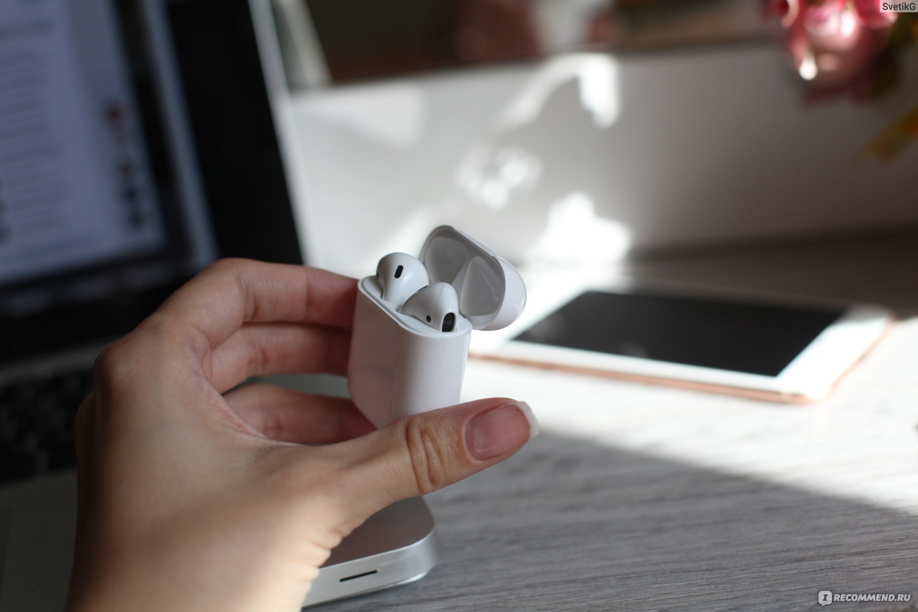 Беспроводные наушники Apple AirPods - «♥♥♥ 12 тыс за наушники? Это понты  или наушники действительно стоит приобрести? Синхронизация с Андроидом.» |  отзывы