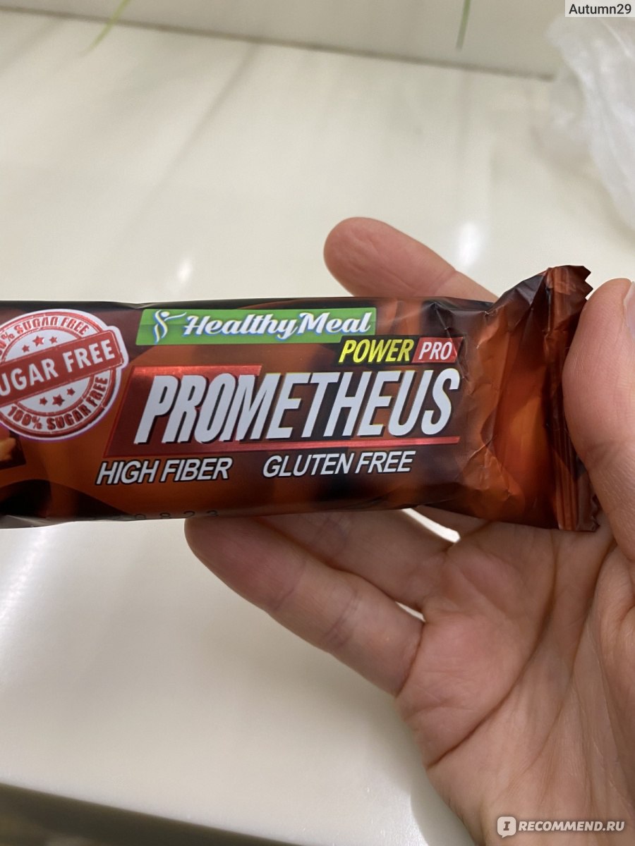 Протеиновый батончик Power Pro Prometheus - «Батончик для хомячков и  бурундучков 🐹 Много орешков, много клетчатки и мало углеводов» | отзывы