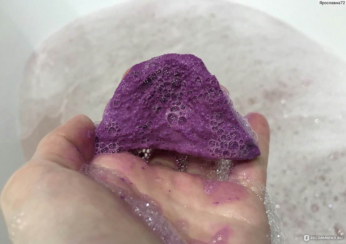 Пена для ванны Lush Французский поцелуй - «Успокой меня, лаванда. Очаруй  пурпурным цветом… 💜» | отзывы