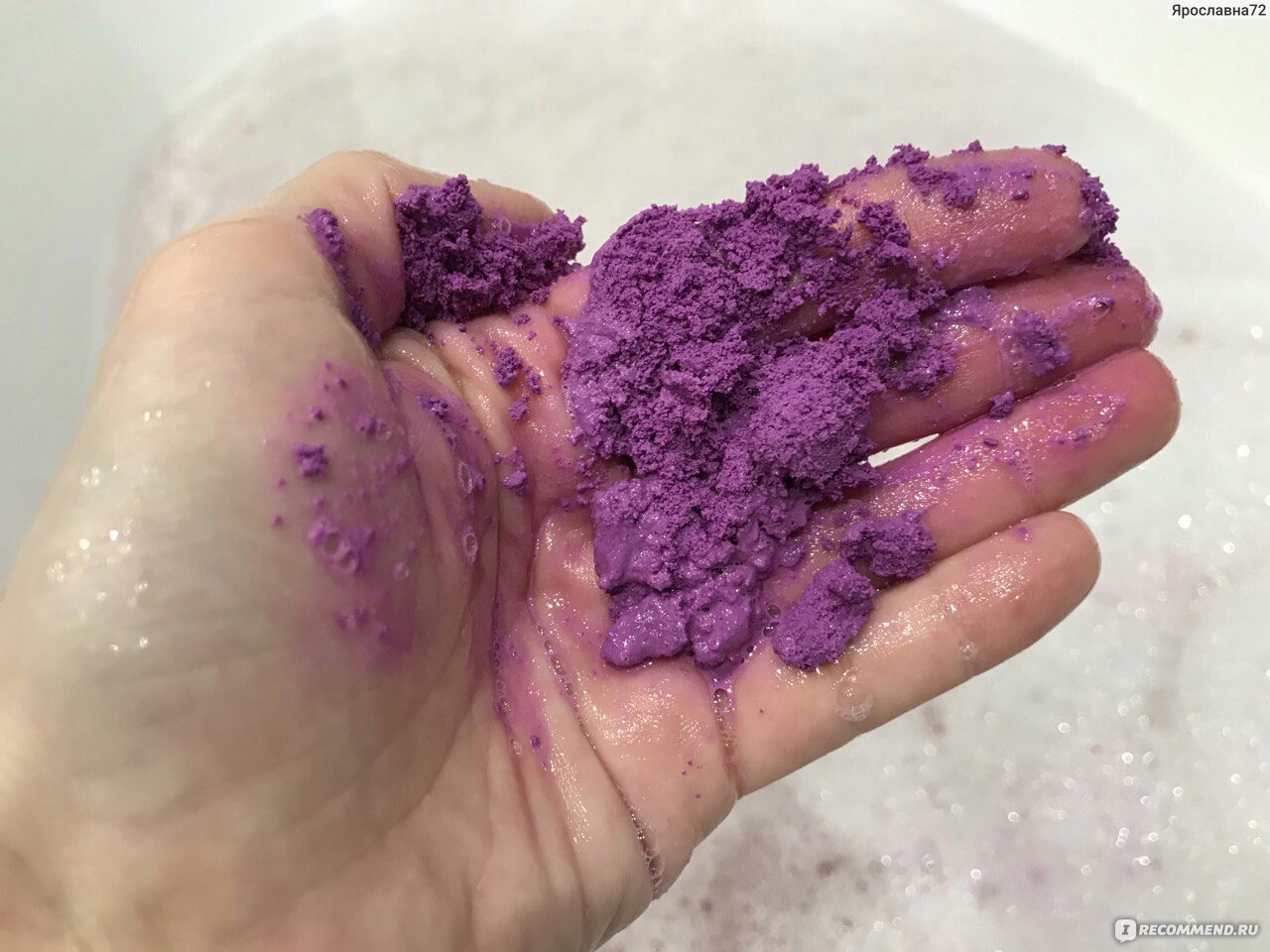 Пена для ванны Lush Французский поцелуй - «Успокой меня, лаванда. Очаруй  пурпурным цветом… 💜» | отзывы