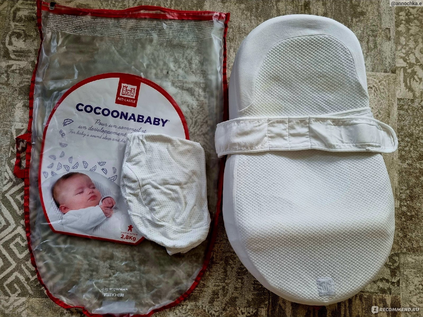 Матрас детский Red castle Эргономичный кокон (матрац) "Cocoonababy" для новорожденных фото