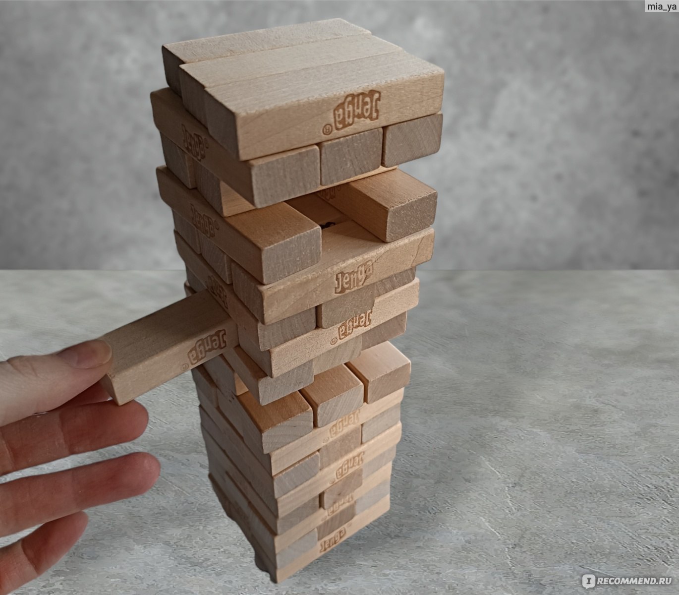 Hasbro Настольная игра Дженга Jenga - «Jenga- это весело и увлекательно для  всех возрастов !» | отзывы