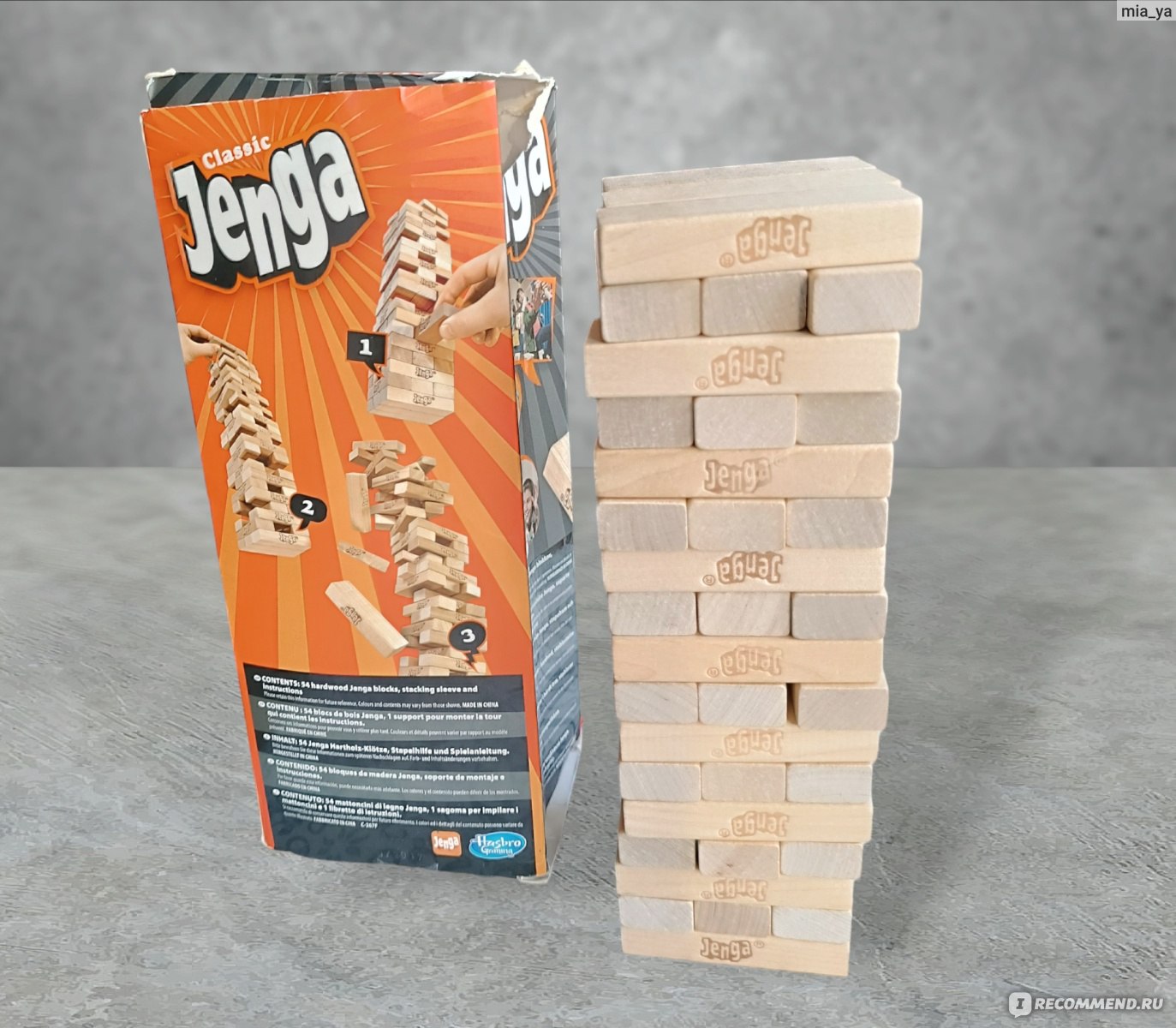 Hasbro Настольная игра Дженга Jenga - «Jenga- это весело и увлекательно для  всех возрастов !» | отзывы