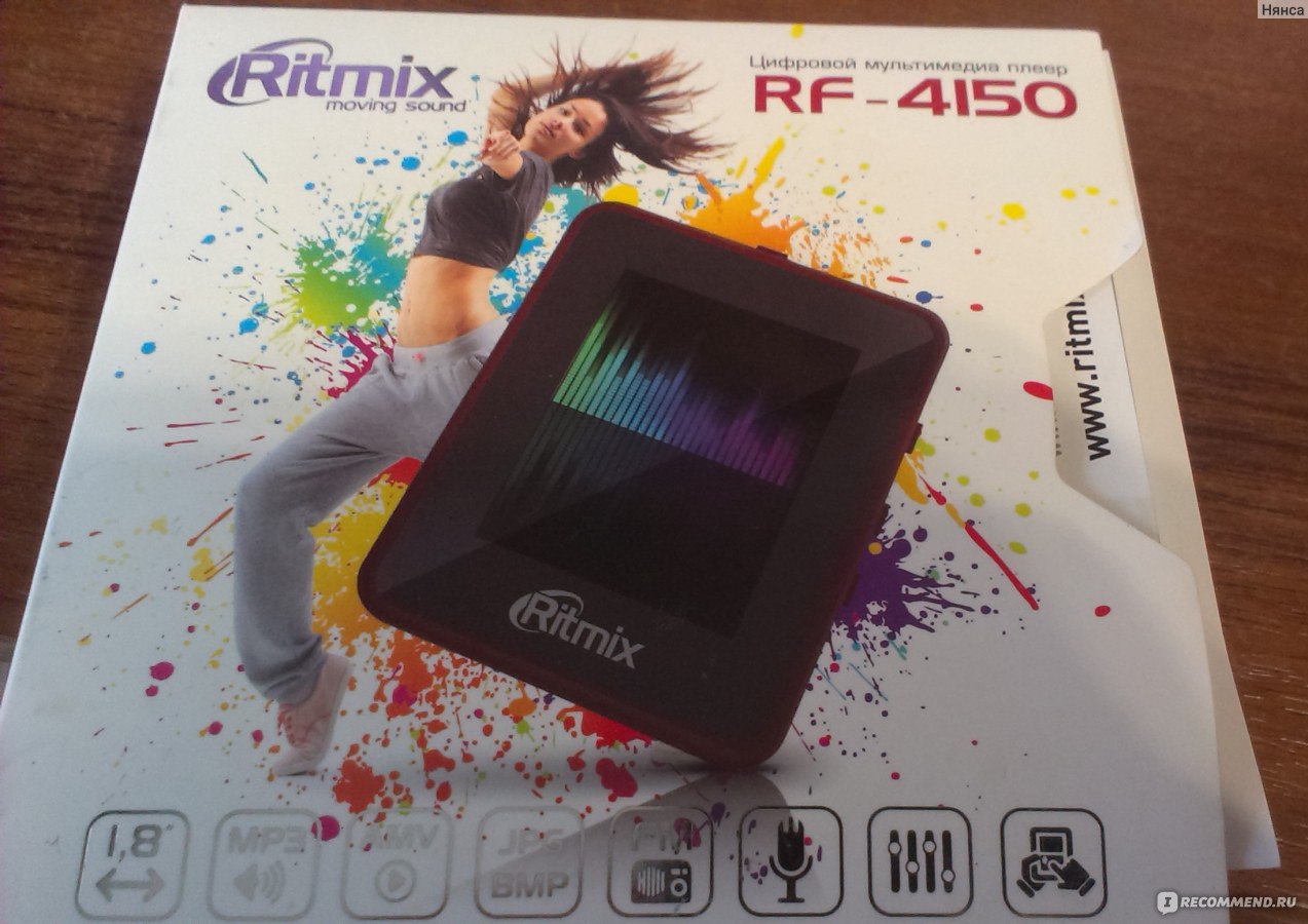 MP3-плеер Ritmix RF - 4150 - «MP3 плеер с сенсорным экраном» | отзывы