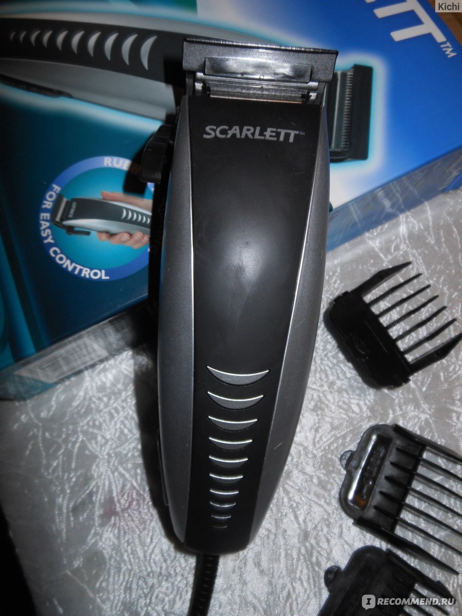 Регулировка ножей машинки для стрижки scarlett sc-1263