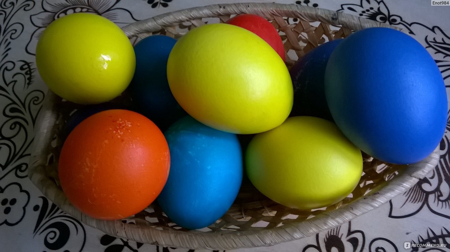 Готовим яйца к покраске