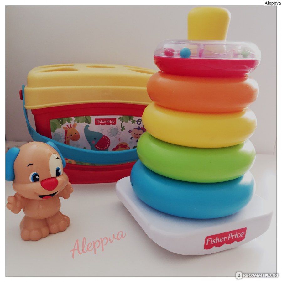 Fisher-Price Пирамидка классическая 71050 - «❤️Классическая пирамидка  Fisher Price - идеальна для первой пирамидки малыша!!! ❤️ Наша Королева  игрушек! В чем её польза и почему она должна быть у каждого малыша?» |  отзывы