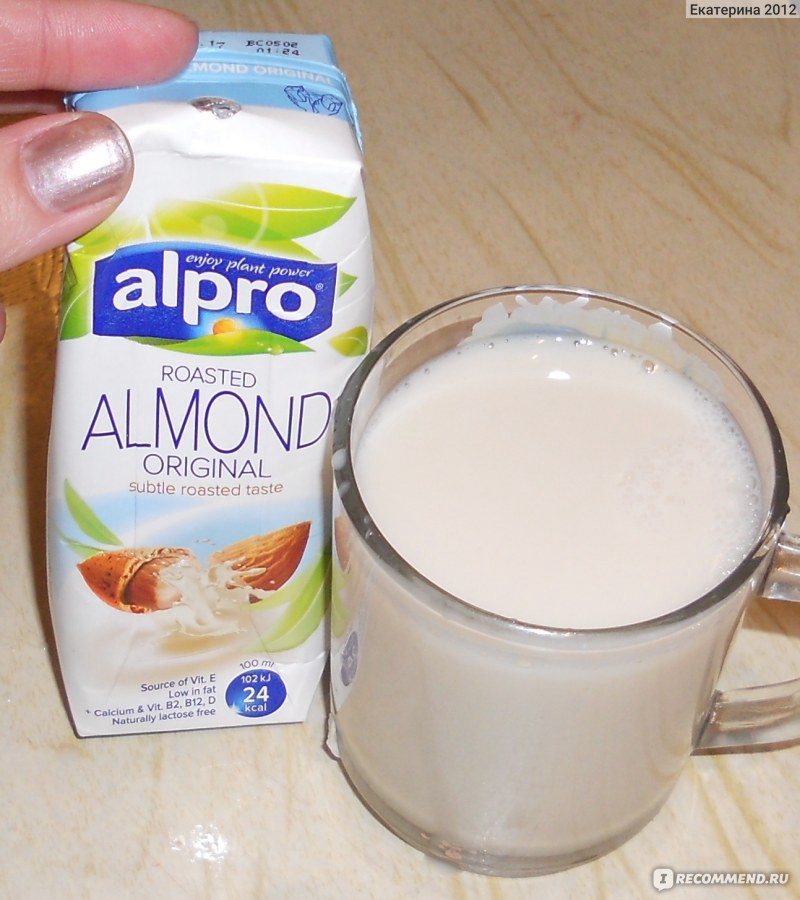 Каша на миндальном молоке alpro